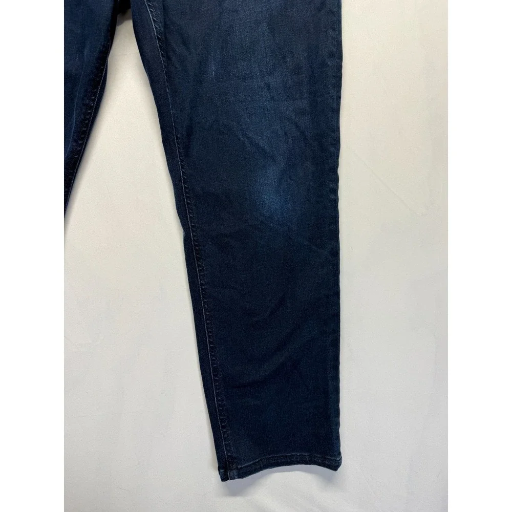 Banana Republic Traveler Jeans Mens 35x26 Blue Dark Wash Denim Slim Fit Low Rise